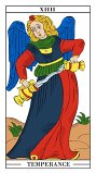 Temperance tarot card