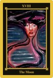 The Moon tarot card