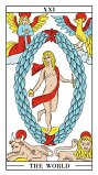 The World tarot card