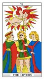 The Lovers tarot card