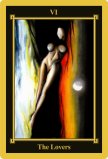 The Lovers tarot card