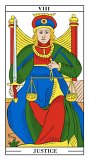 Justice tarot card