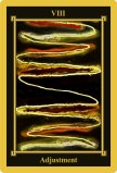 Justice tarot card