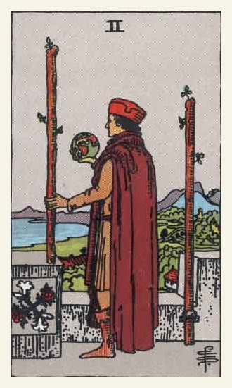 Two of Wands Tarot card