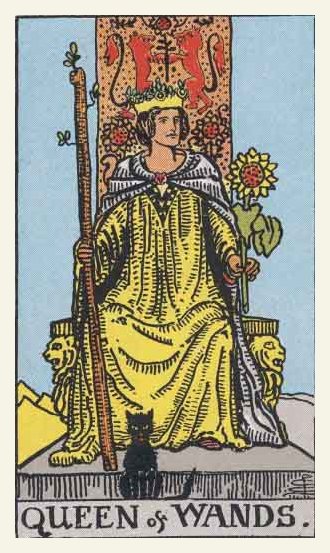 Queen of Wands Tarot card