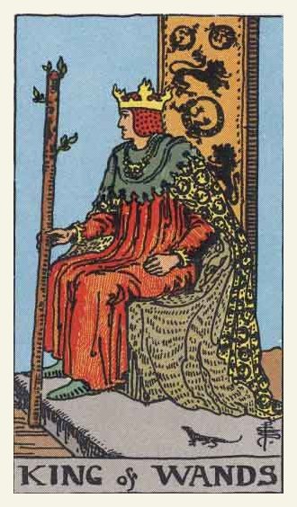 King of Wands Tarot card