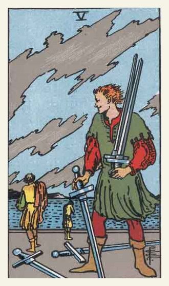 Five of Swords Tarot card
