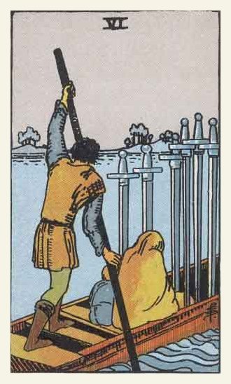 Six of Swords Tarot card
