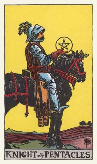 Knight of Pentacles Tarot card