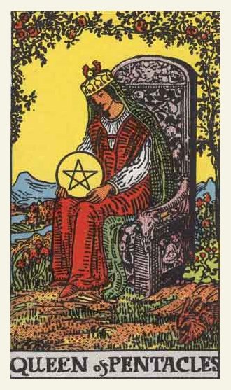 Queen of Pentacles Tarot card